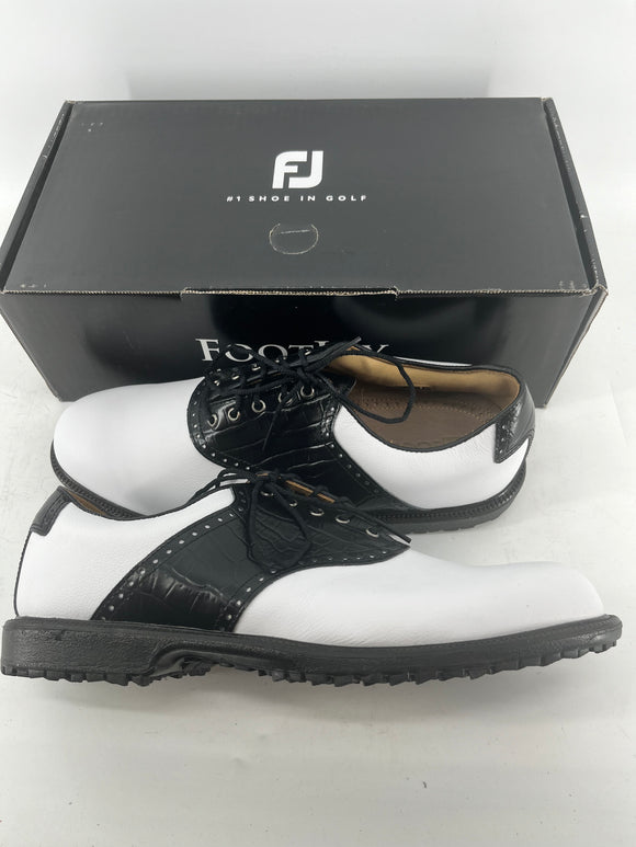 Footjoy Myjoys Icon Golf Shoes Teaching Professional Spikeless 10.5 Medium M