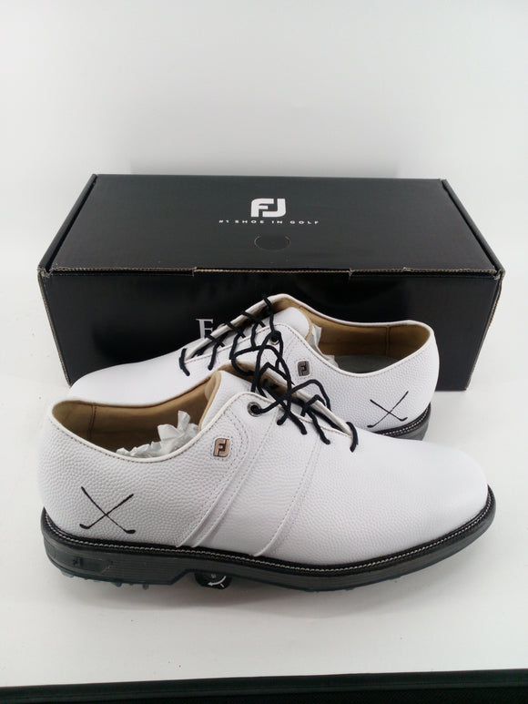 Footjoy Myjoys Premiere Series Packard Pebble Golf Shoes White Golf Clubs 10.5 W