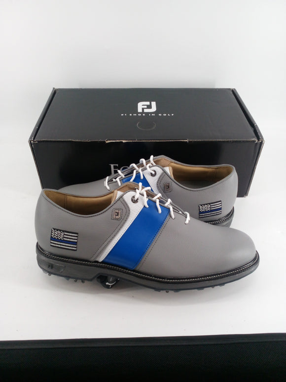 Footjoy Myjoys Premiere Series Packard Golf Shoes Blue Police Thing Blue Line 9