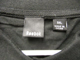 Womens Reebok Solid Black Cotton Polo Size 3XL XXX Pique Ladies