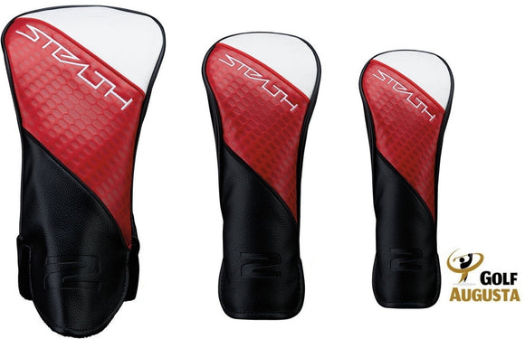 NEW 2023 TaylorMade Golf STEALTH 2 Headcover [3] Driver Fairway Rescue Red Black
